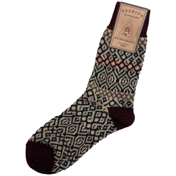 Norweger Socken, verschiedene Farben, Gr. 43/46 – Bild 3
